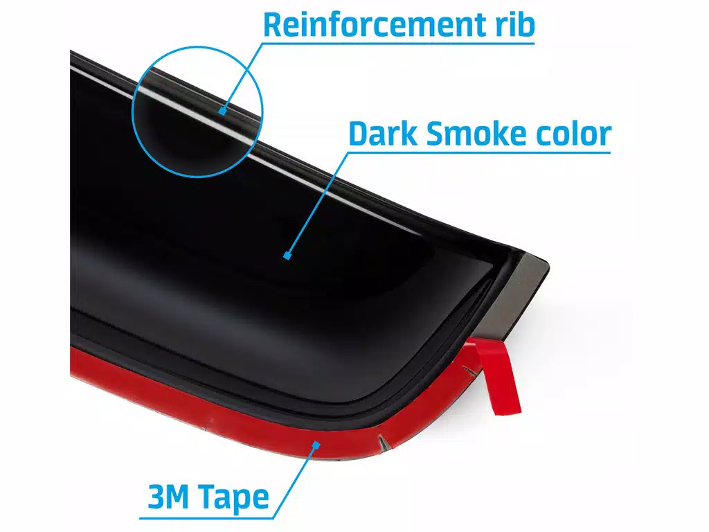 CLIM ART Unbreakable Sunroof Wind Deflectors - Image 3