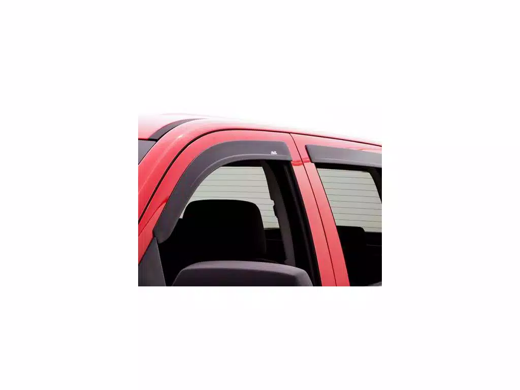 RealTruck Rampage Matte Black Seamless Vent Visors