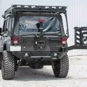 LoD Offroad Destroyer Shorty Rear Bumper with Tire Carrier